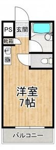 スカイ南花台の間取図