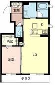 シャーメゾンHanaの間取図