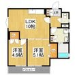 クリエオーレ初芝の間取図
