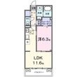 ヒカルサ堺市大野芝の間取図