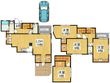 菅生戸建の間取図