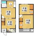 堺市中区八田北町貸家の間取図