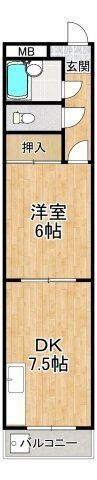 アプティ3番館の間取図