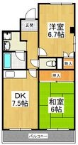エレガンス初芝の間取図