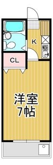 エスティライフ喜志駅前の間取図