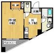プロムナード(丈六)の間取図