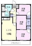 プレステージ三日市の間取図