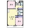 グリーンハイツ芝Ⅰの間取図