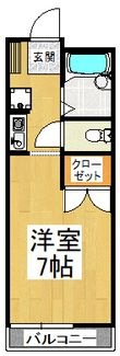 レオパレス滝谷の間取図