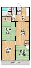 第2ホープハイツの間取図