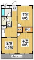 写真:椋本マンション 1階103の間取図