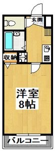白鷺TKハイツ1号館の間取図