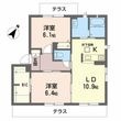 パークアベニュー参番館の間取図