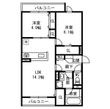 D-residence西野A棟の間取図