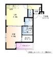 フジパレス北野田Ⅵ番館の間取図