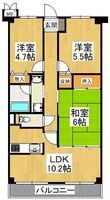 フィオーレ白鷺の間取図