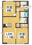 Primroseの間取図