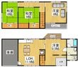 河内長野市松ケ丘東町貸家の間取図