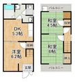 クラルテ日置荘西町の間取図