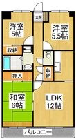 ボッセルコート深井の間取図