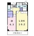 メルベーユフジワラⅡの間取図