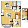 カーサ高尾の間取図