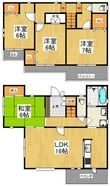 河内長野市北貴望ケ丘戸建の間取図