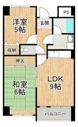 エルベ深井の間取図
