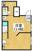 エスティライフ喜志駅前の間取図