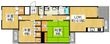 新檜尾台第四次住宅18号棟の間取図