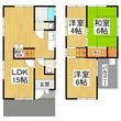 堺市東区引野町貸家の間取図