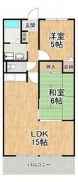 益寿美荘の間取図