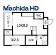 若松町エヌエム・キャトフ・ヴァン・ディズヌフの間取図