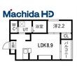 若松町エヌエム・キャトフ・ヴァン・ディズヌフの間取図