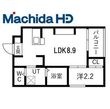 若松町エヌエム・キャトフ・ヴァン・ディズヌフの間取図