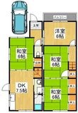 東板持町貸家の間取図