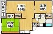 竹城台ハイツE棟の間取図