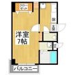 プレジオ・カーサⅡ番館の間取図