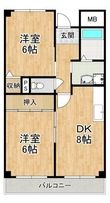 シティパレス狭山の間取図