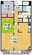 メゾンドール富田林の間取図