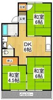 KMハイツの間取図