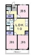 サウスタウンＦの間取図