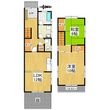 堺市東区日置荘西町5丁貸家の間取図