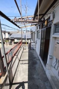 洗濯物干し場