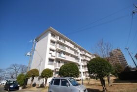 中宮第四団地74棟の外観