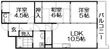 アビタシオン長尾駅前の間取図