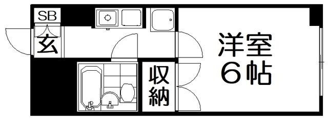 拡大写真:マルエスマンション南楠葉 2階202の間取り
