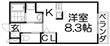 プランギ私部の間取図