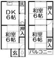 第三池尻ハウスの間取図