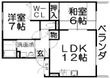 ドミール岡山手の間取図